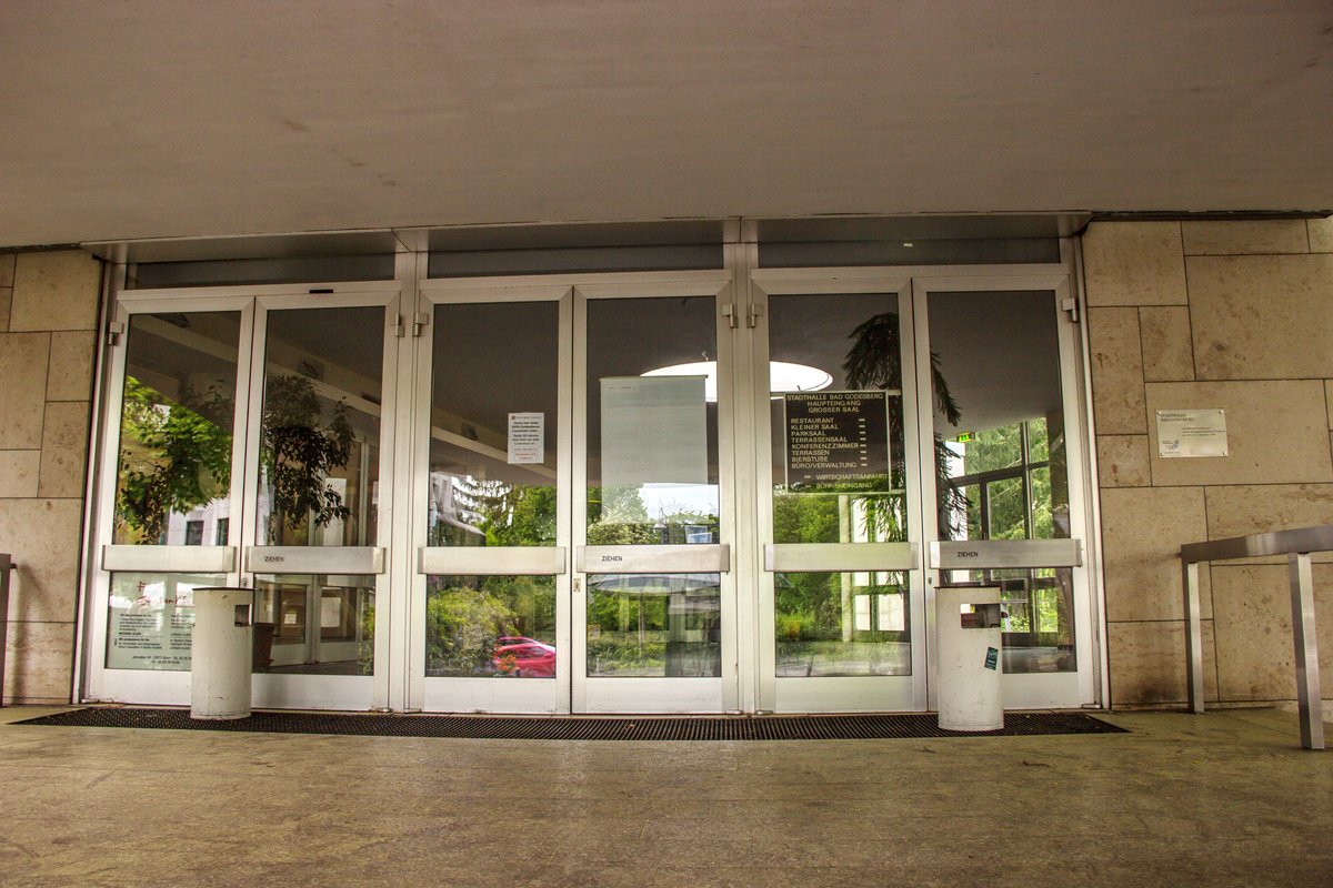 Gedenktafel zum Godesberger Programm an der Stadthalle Bad Godesberg